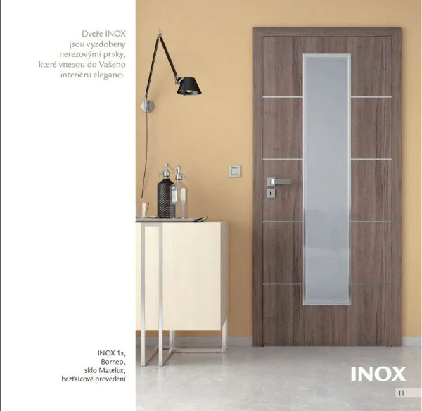 Interiérové dveře INOX